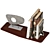 Luxury Mid Century Office Set 3D model small image 5