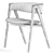 Modern Elegant Gala V Chair 3D model small image 4