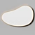 Umbra Hubba Pebble Wall Mirror 3D model small image 2