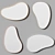 Umbra Hubba Pebble Wall Mirror 3D model small image 4