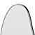 Umbra Hubba Pebble Wall Mirror 3D model small image 5