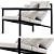 Contemporary Halifax Armchair with Plush Accessories 3D model small image 7