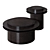 Elegant Metal RING Coffee Tables 3D model small image 1