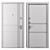 Bulat Metal Entrance Door - K-8 3D model small image 4