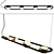 Modern Olo Linear Pendant Light 3D model small image 1