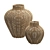 Handcrafted Arurog Wicker Vases 3D model small image 1