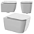 Montre Wall-Hung Toilet Set 3D model small image 1