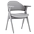 Modern Lester Chair in Oak 3D model small image 6