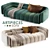 Elegant ARTIPIECES DISARA Sofa Design 3D model small image 1