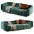 Elegant ARTIPIECES DISARA Sofa Design 3D model small image 4