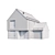 Designer Villa Model Kit 3D model small image 6