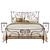 Ciacci Brigitte Bed with 3D Models 3D model small image 4