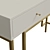 ISIDA Console Set, MDF, Brass Legs 3D model small image 5