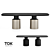 Flacon2 Table: Dynamic Design, Customizable 3D model small image 1