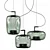 LED Blown Glass Pendant Lamp 3D model small image 1