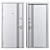  Magnat Bulat Metal Entrance Door 3D model small image 4