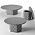Sleek Modernist Coffee Table 3D model small image 3