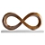 Ethereal Mobius Wood Sculpture 3D model small image 2