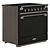 Modern Farmhouse Inspired AGA Range 3D model small image 1