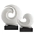 Oceanic Waves Abstract Sculpture 3D model small image 6