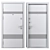 Magnat 518 (Bulat) Steel Entry Door 3D model small image 4