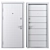  Bulat 156 Metal Entrance Door 3D model small image 4