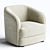 Stylish Covent Armchair 3D Model 3D model small image 2