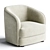 Stylish Covent Armchair 3D Model 3D model small image 4
