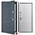 Premium Metal Entry Door 231 3D model small image 1