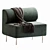 Contemporary Eave Dining Armchair 3D model small image 5