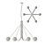 Geometric Glass Shade Chandelier, Lampatron LUDEN 3D model small image 3