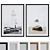 Lighthouse & Ocean Picture Frame Set 3D model small image 1