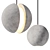 Concrete Moon Pendant Light by Mooielight 3D model small image 1