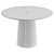 Elegant Plissé Wood Table 3D model small image 4