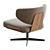 Stylish Bonaldo Olos Armchair 3D model small image 2