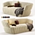 Contemporary Modular JOSEPH Sofa 3D model small image 1