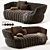 Contemporary Modular JOSEPH Sofa 3D model small image 2