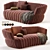 Contemporary Modular JOSEPH Sofa 3D model small image 3