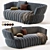 Contemporary Modular JOSEPH Sofa 3D model small image 5