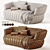 Contemporary Modular JOSEPH Sofa 3D model small image 6