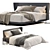 B&B Italia Alys Bed_2 Set 3D model small image 1