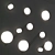 Sleek LED Wall Lamp Spark 3D model small image 4