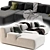 Sophisticated Meridiani Norton Sofa 3D model small image 2