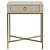 Luxury Skata Leather Bedside Tables 3D model small image 5