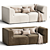 Eave Modular Sofa - Versatile Living 3D model small image 2