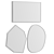 Modern Mirrors Collection: Bozeman, Annalise, Devika 3D model small image 4