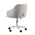 Ergonomic Light Grey Office Chair 3D model small image 2