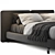 Luxury Minotti Tatlin Bedspread 3D model small image 2