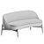 Elegant Sendai Sofa Minotti Design 3D model small image 5