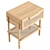 Manon Side Table Natural Wood 3D model small image 5